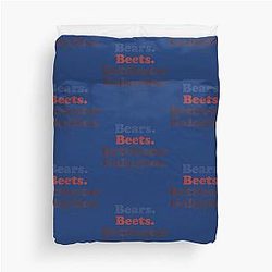 Bears. Beets. Battlestar Galactica Duvet Cover