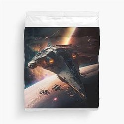 Battlestar Galactica Artwork - Pitasso Duvet Cover