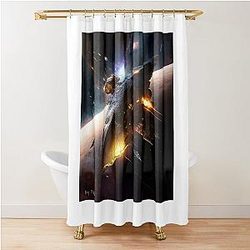 Battlestar Galactica Artwork - by Pitasso Shower Curtain