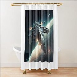Battlestar Galactica Artwork by Pitasso Shower Curtain