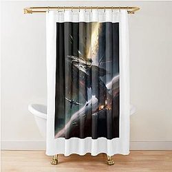 Battlestar Galactica Artwork - by Pitasso Shower Curtain