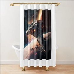 Battlestar Galactica Artwork - by Pitasso Shower Curtain
