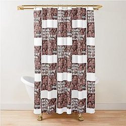 Dwight bears, Beets, Battlestar Galactica Shower Curtain