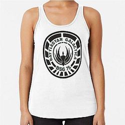 Battlestar Galactica Racerback Tank Top