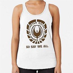 Battlestar Galactica Racerback Tank Top