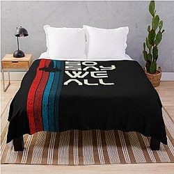 Retro Viper So We All - Battlestar Galactica Throw Blanket