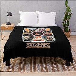 Battlestar Galactica Distressed Throw Blanket