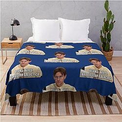 Bears beets Battlestar Galactica The Office Throw Blanket