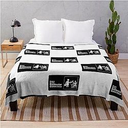Bear, Beets, Battlestar Galactica Throw Blanket