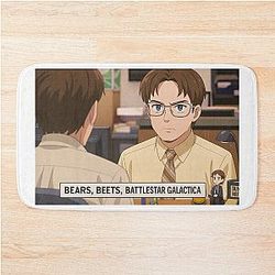 Bears Beets Battlestar Galactica - The Office Anime Style Bath Mat