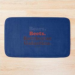 Bears. Beets. Battlestar Galactica  Bath Mat