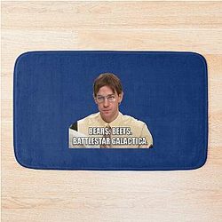 Bears battlestar galactica the office Bathroom Mat