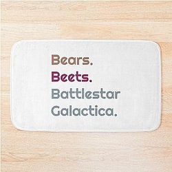 Bears Beets Battlestar Galactica Bath Mat