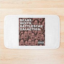 Dwight beets battlestar galactica bath mat