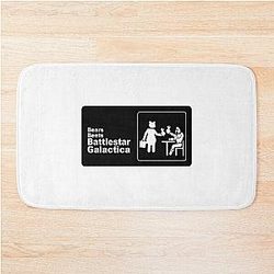 Brown bears, beets, Battlestar Galactica Bath Mat