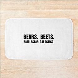 Bears Beets Battlestar Galactica Bath Mat