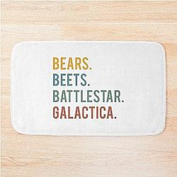 Beets, battlestar galactica Bath Mat