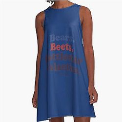 Bears, Beets, Battlestar Galactica, A-Line Dress