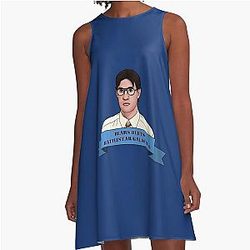 Bears, Beets, Battlestar Galactica. A Line Dress