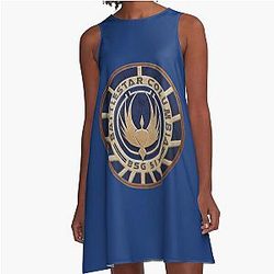 Battlestar Galactica 75 A-Line Dress