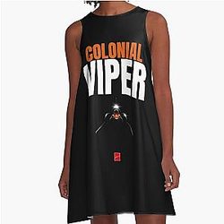 Colonial Viper Battlestar Galactica A-Line Dress