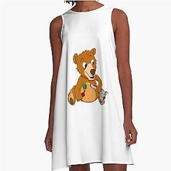 bears play with beets, battlestar galactica A Line Dress