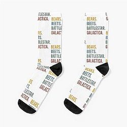 Font bears battlestar galactica Socks