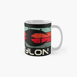 Retro Cylon Raider Battlestar Galactica Mug