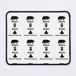 The Office - Bears Beets Battlestar Galactica Jim Halpert Mouse Pad