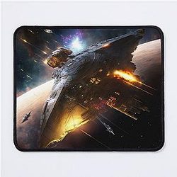 Battlestar Galactica Artwork by Pitasso Mouse Pad