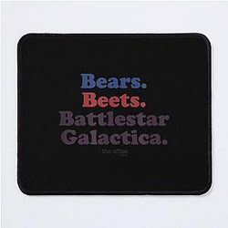 Bears. Beets. Battlestar Galactica Mouse Pad
