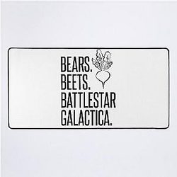 Bears Battlestar Galactica Bubble-free Desk Mat
