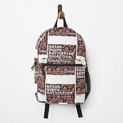 Dwight: bears and beets, Battlestar Galactica Backpack