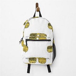 bears, beets, Battlestar Galactica glasses backpack
