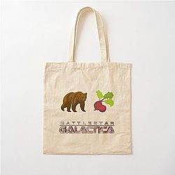 Bears, Beats, Battlestar Galactica Cotton Tote Bag