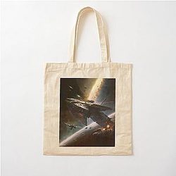 Battlestar Galactica Artwork by Pitasso Cotton Tote Bag