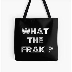 Battlestar Galactica Frak All Over Print Tote Bag