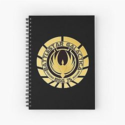 Battlestar Galactica Golden Spiral Notebook