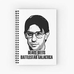 Bears, Beets, Battlestar Galactica Spiral Notebook