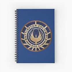 Battlestar Galactica Spiral Notebook