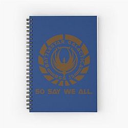 Battlestar Galactica Spiral Notebook