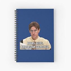 Bears beets the Office Spiral Notebook