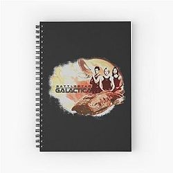 BSG 200 Battlestar Galactica Pilots Spiral Notebook