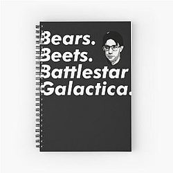 Best seller beets battlestar galactica merchandise Spiral Notebook