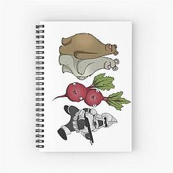 Bears Beets Battlestar Galactica Spiral Notebook
