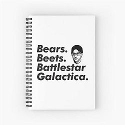 Bears, Beets, Battlestar Galactica Notebook