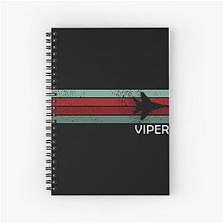 Viper Retro Battlestar Galactica Spiral Notebook