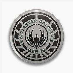 Battlestar Galactica Crest Pin