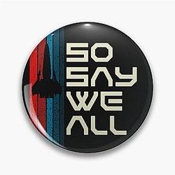 Retro Battlestar Galactica Pin