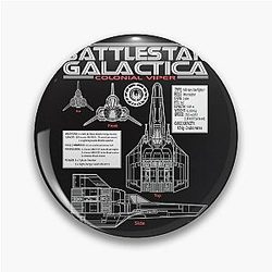 Battlestar Galactica Viper Pin